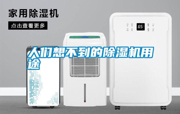 人们想不到的除湿机用途