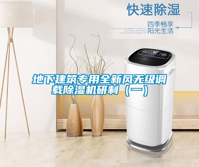 地下建筑专用全新风无级调载除湿机研制（一）