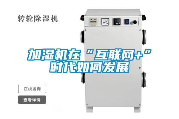 加湿机在“互联网+”时代如何发展