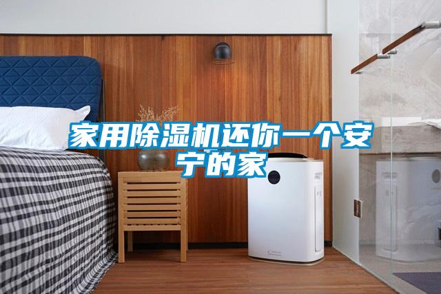 家用除湿机还你一个安宁的家