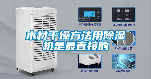 木材干燥方法用除湿机是最直接的