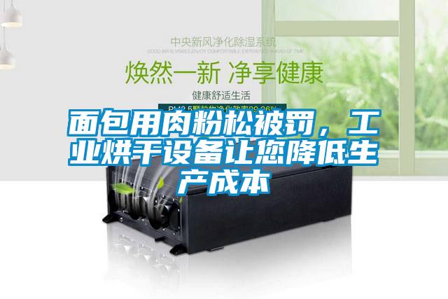 面包用肉粉松被罚，工业烘干设备让您降低生产成本