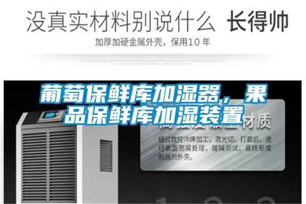 葡萄保鲜库加湿器，果品保鲜库加湿装置