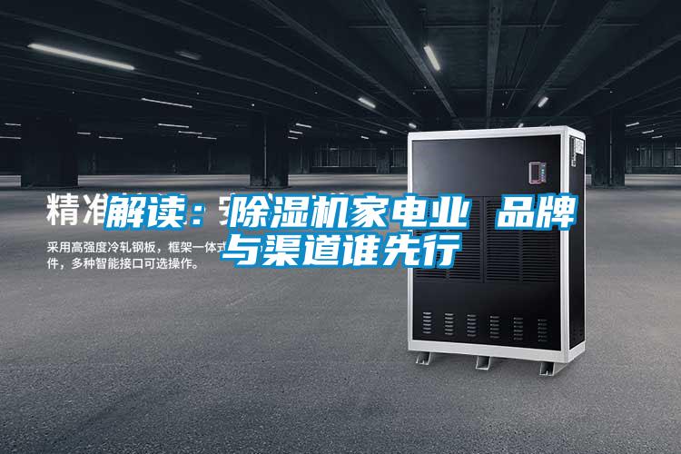 解读：除湿机家电业 品牌与渠道谁先行