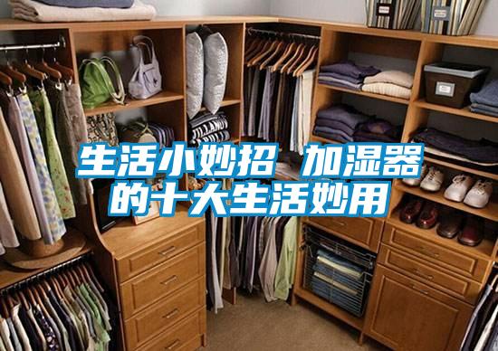 生活小妙招 加湿器的十大生活妙用