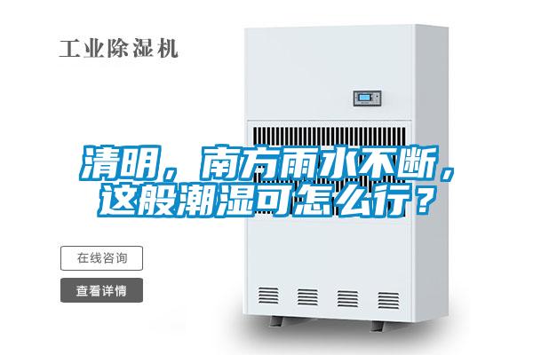 清明，南方雨水不断，这般潮湿可怎么行？