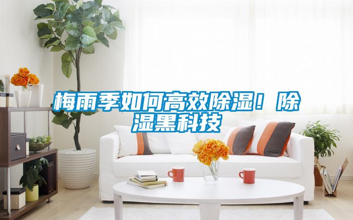 梅雨季如何高效除湿！除湿黑科技