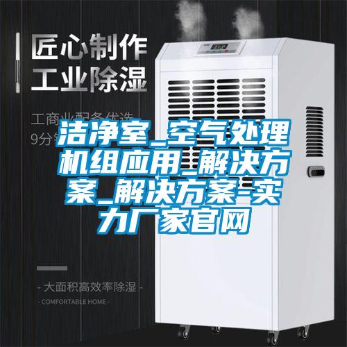 洁净室_空气处理机组应用_解决方案_解决方案-实力厂家官网