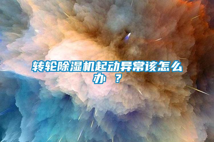 转轮除湿机起动异常该怎么办 ?