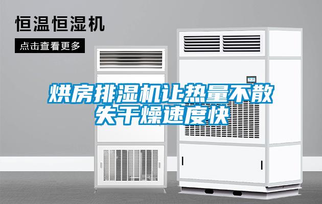 烘房排湿机让热量不散失干燥速度快