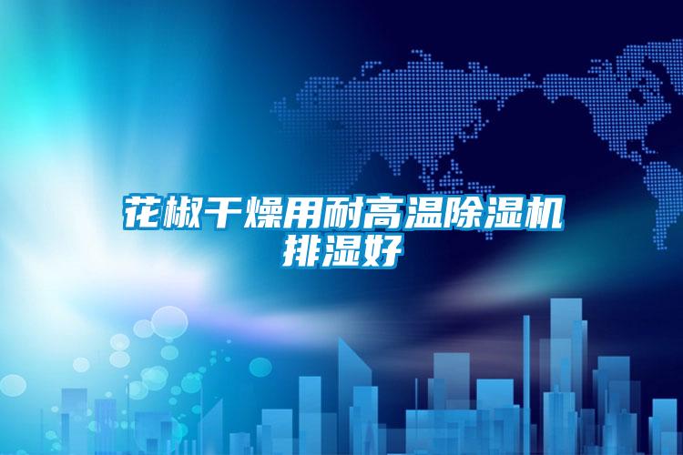 花椒干燥用耐高温除湿机排湿好