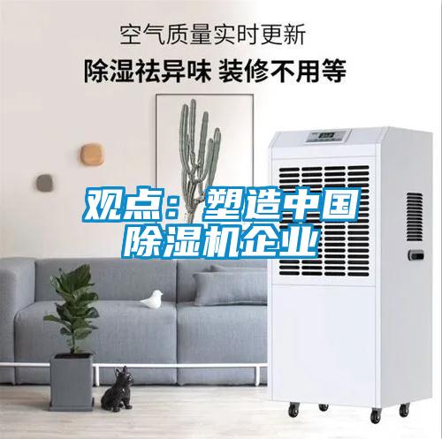 观点：塑造中国除湿机企业