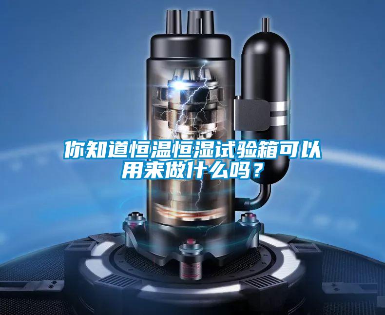 你知道恒温恒湿试验箱可以用来做什么吗?