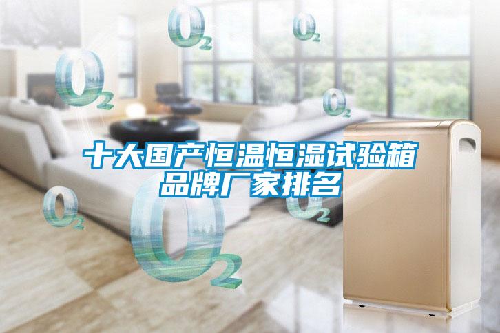 十大国产恒温恒湿试验箱品牌厂家排名