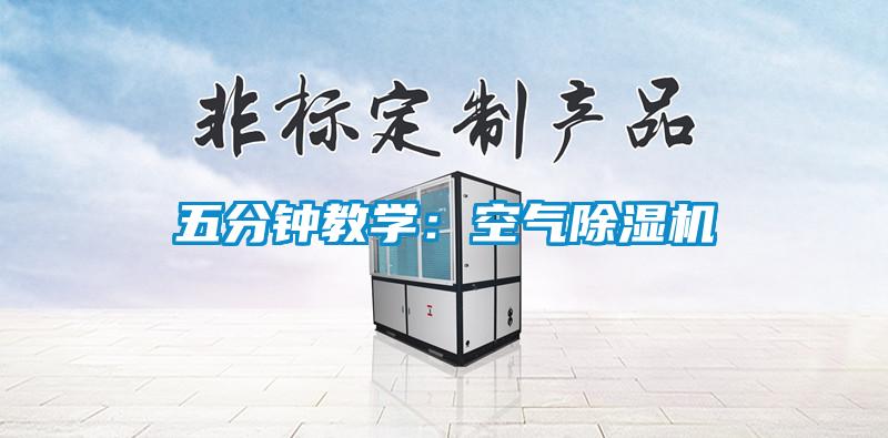 五分钟教学：空气除湿机
