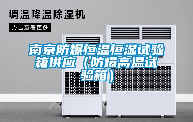 南京防爆恒温恒湿试验箱供应（防爆高温试验箱）