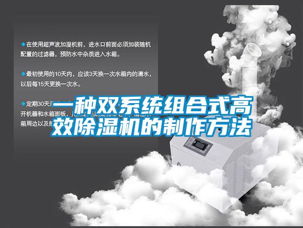 一种双系统组合式高效除湿机的制作方法
