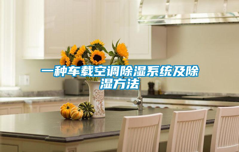 一种车载空调除湿系统及除湿方法