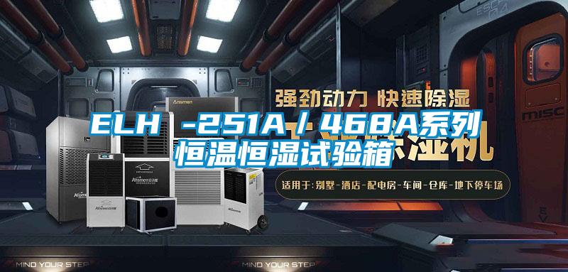 ELH -251A／468A系列恒温恒湿试验箱
