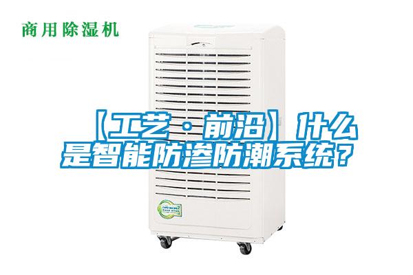 【工艺·前沿】什么是智能防渗防潮系统?