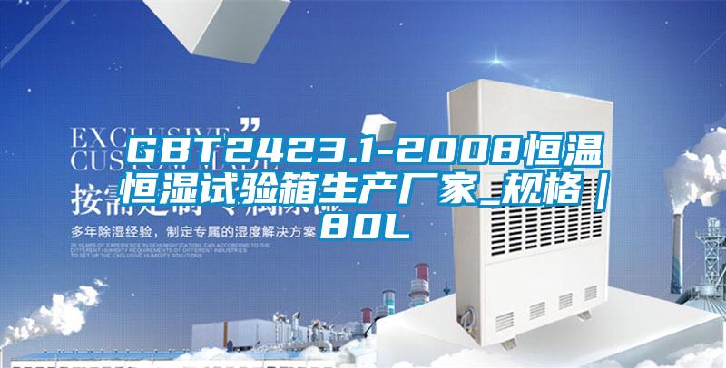 GBT2423.1-2008恒温恒湿试验箱生产厂家_规格|80L