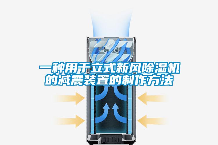 一种用于立式新风除湿机的减震装置的制作方法