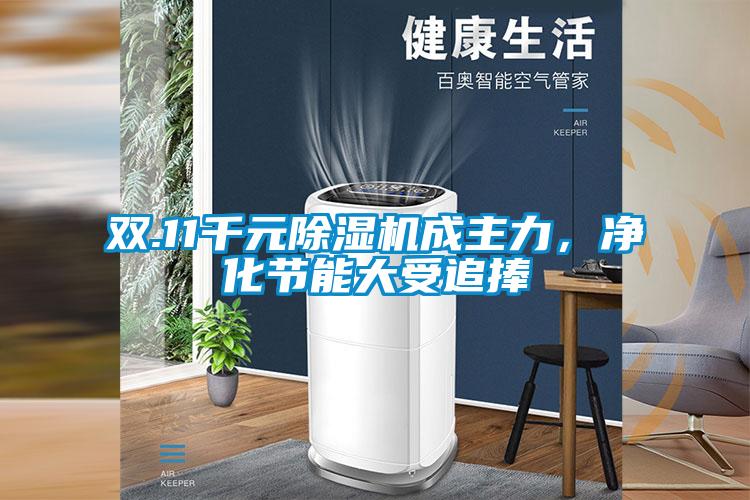 双.11千元除湿机成主力，净化节能大受追捧