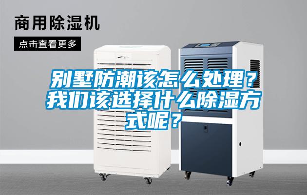 别墅防潮该怎么处理？我们该选择什么除湿方式呢？