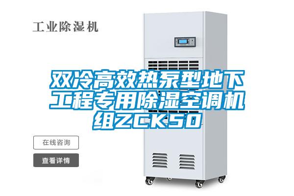 双冷高效热泵型地下工程专用除湿空调机组ZCK50