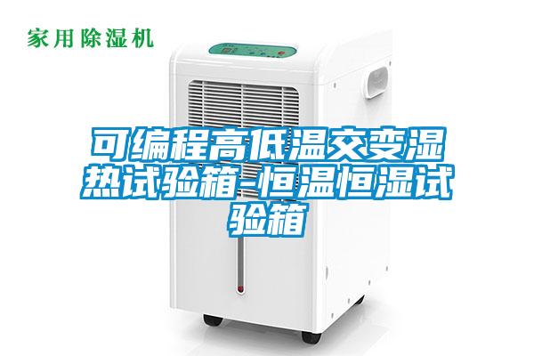可编程高低温交变湿热试验箱-恒温恒湿试验箱