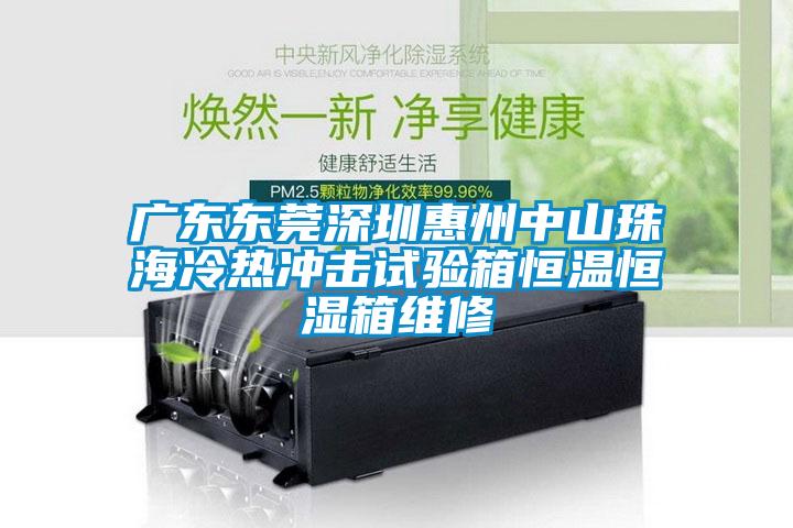 广东东莞深圳惠州中山珠海冷热冲击试验箱恒温恒湿箱维修