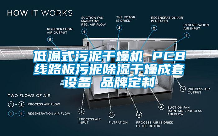 低温式污泥干燥机 PCB线路板污泥除湿干燥成套设备 品牌定制