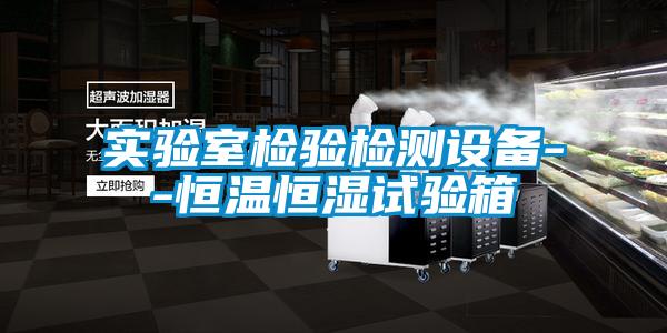 实验室检验检测设备--恒温恒湿试验箱