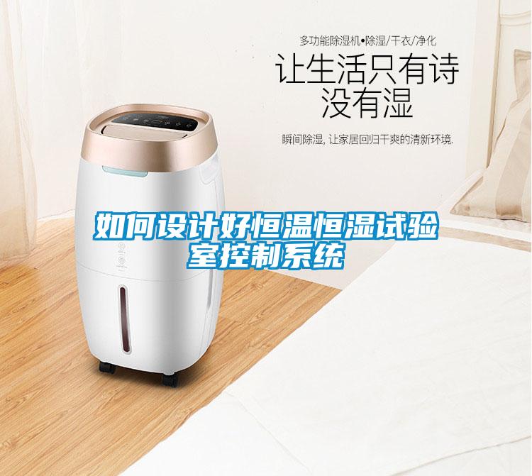 如何设计好恒温恒湿试验室控制系统