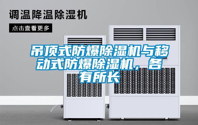 吊顶式防爆除湿机与移动式防爆除湿机，各有所长