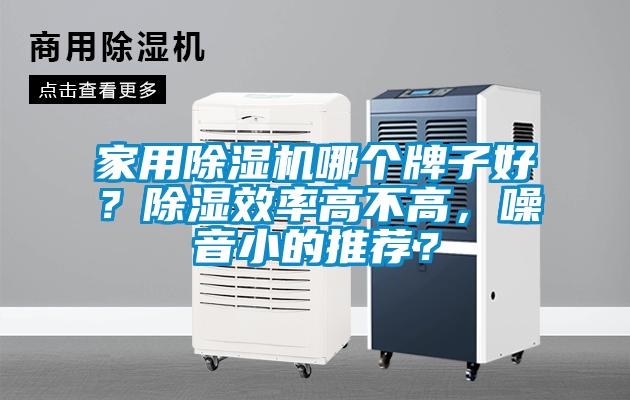 家用除湿机哪个牌子好？除湿效率高不高，噪音小的推荐？