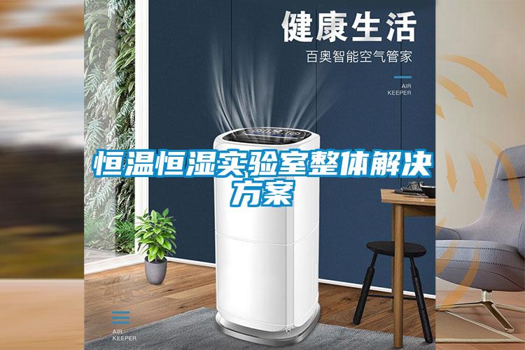 恒温恒湿实验室整体解决方案