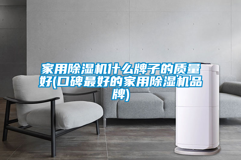 家用除湿机什么牌子的质量好(口碑最好的家用除湿机品牌)