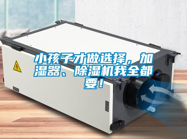 小孩子才做选择，加湿器、除湿机我全都要！
