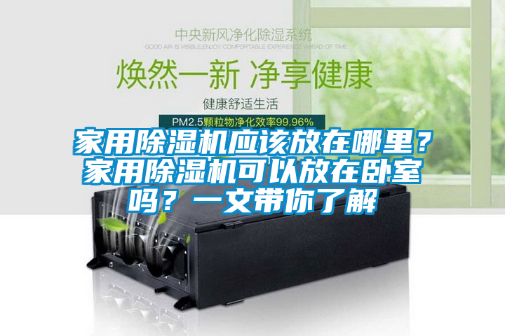 家用除湿机应该放在哪里？家用除湿机可以放在卧室吗？一文带你了解