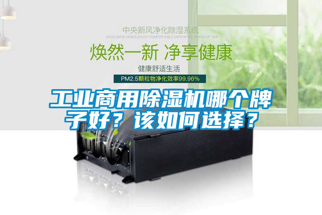 工业商用除湿机哪个牌子好？该如何选择？