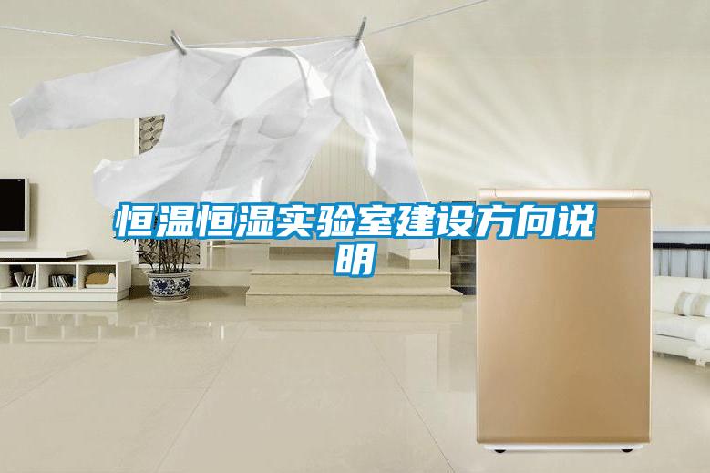 恒温恒湿实验室建设方向说明