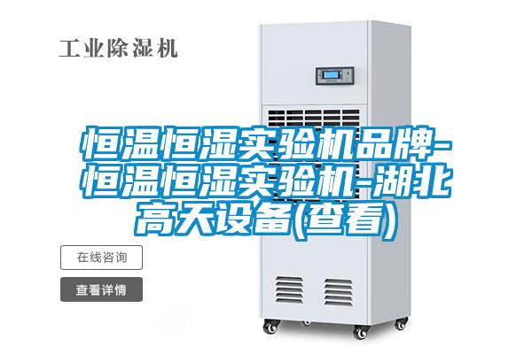 恒温恒湿实验机品牌-恒温恒湿实验机-湖北高天设备(查看)