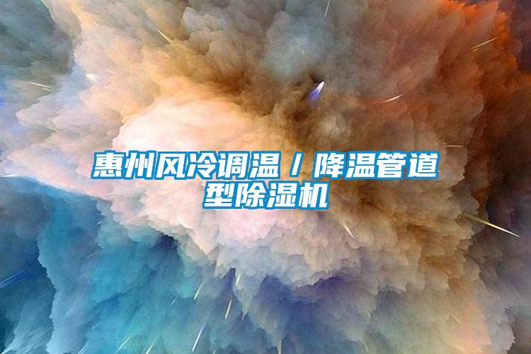 惠州风冷调温／降温管道型除湿机