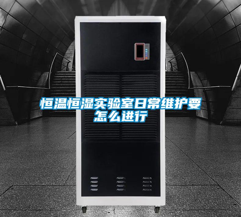恒温恒湿实验室日常维护要怎么进行