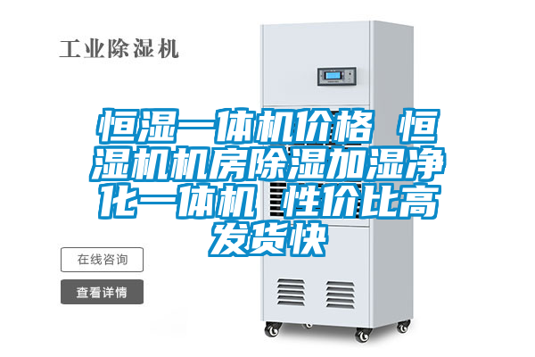 恒湿一体机价格 恒湿机机房除湿加湿净化一体机 性价比高发货快