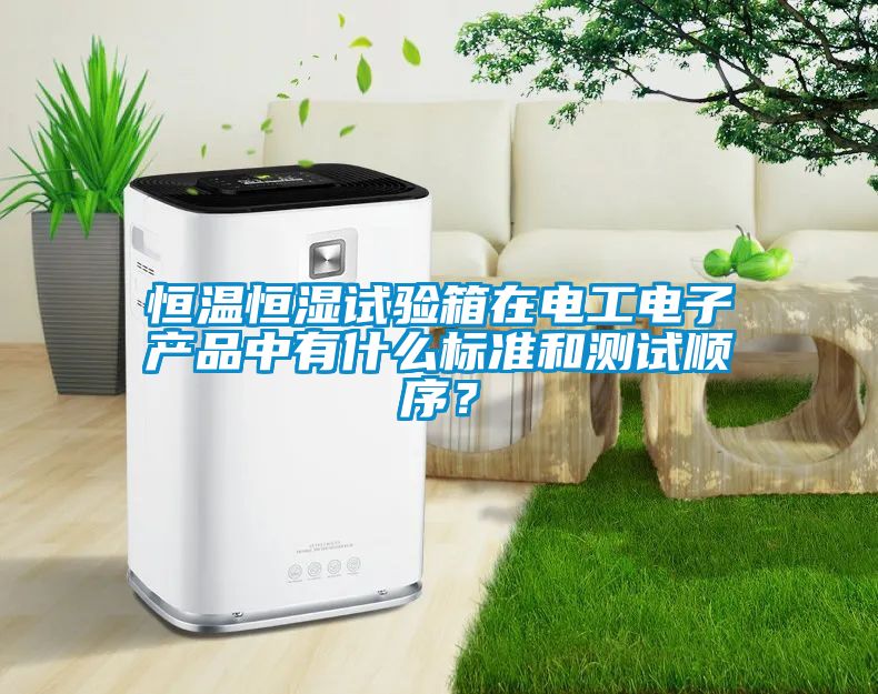 恒温恒湿试验箱在电工电子产品中有什么标准和测试顺序？