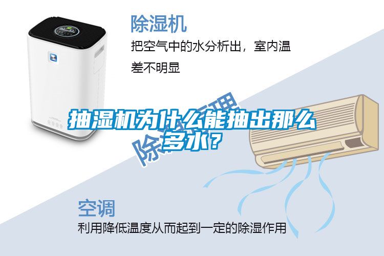 抽湿机为什么能抽出那么多水？