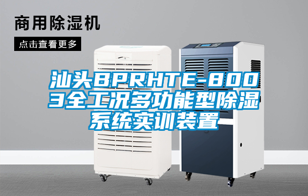 汕头BPRHTE-8003全工况多功能型除湿系统实训装置