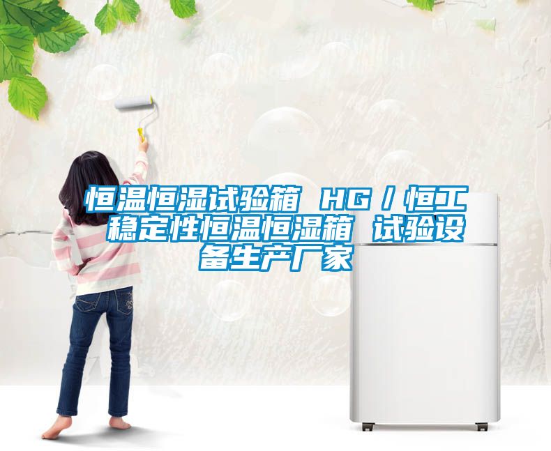 恒温恒湿试验箱 HG／恒工 稳定性恒温恒湿箱 试验设备生产厂家